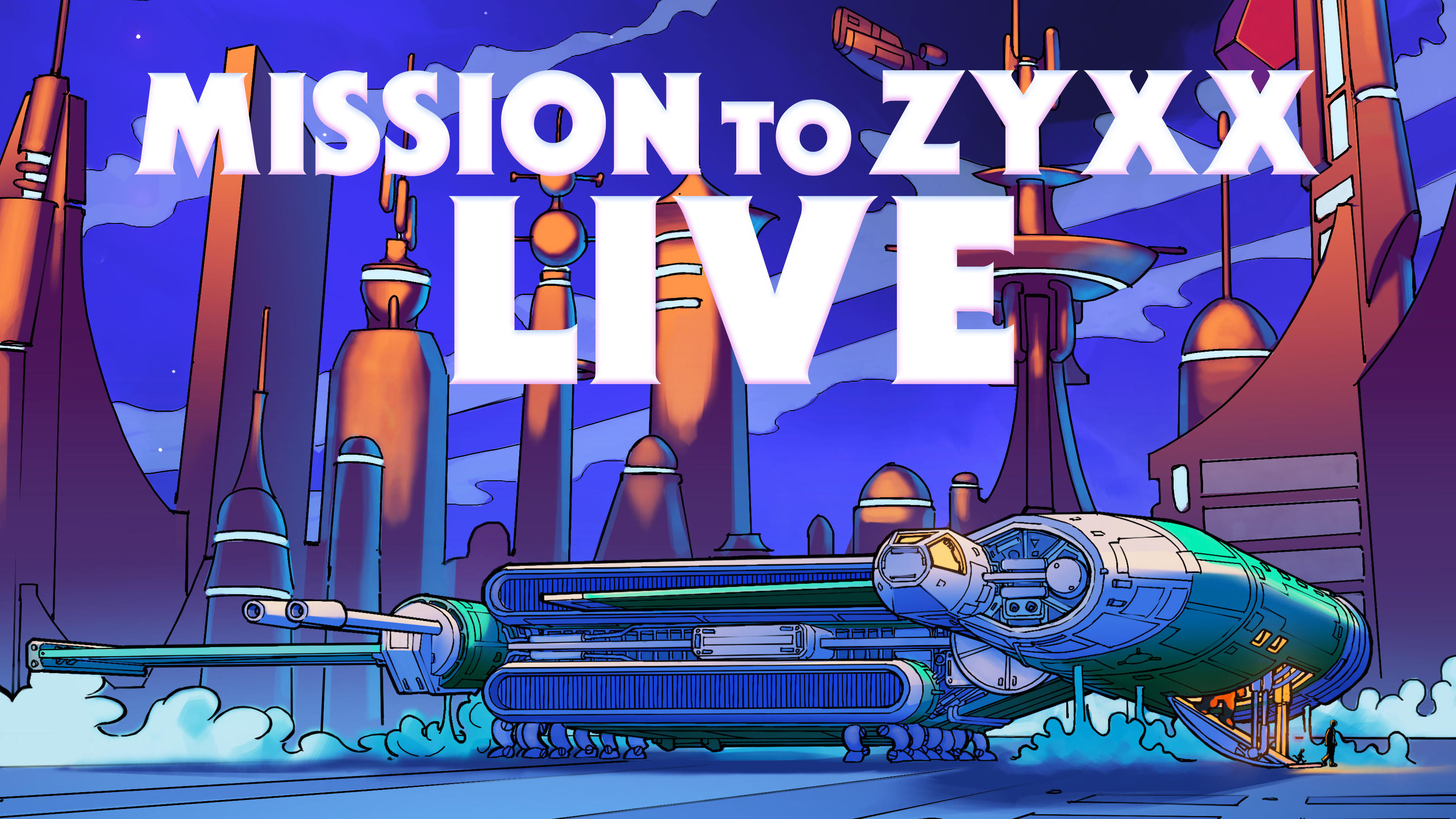 Mission to Zyxx LIVE at Caveat